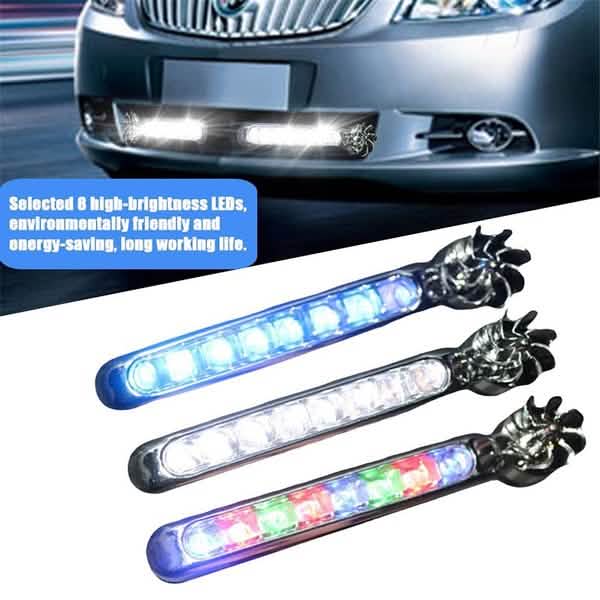 2-Pack: Wind Energy No Need External Power Supply Car