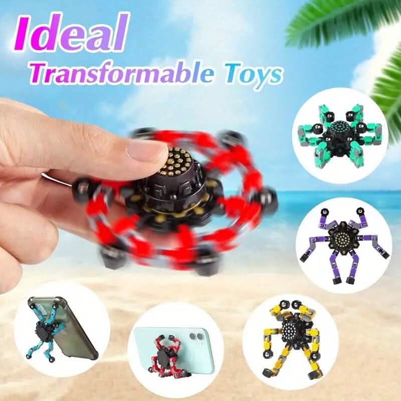 3-Pack: Fidget Toys Transformable Spinners