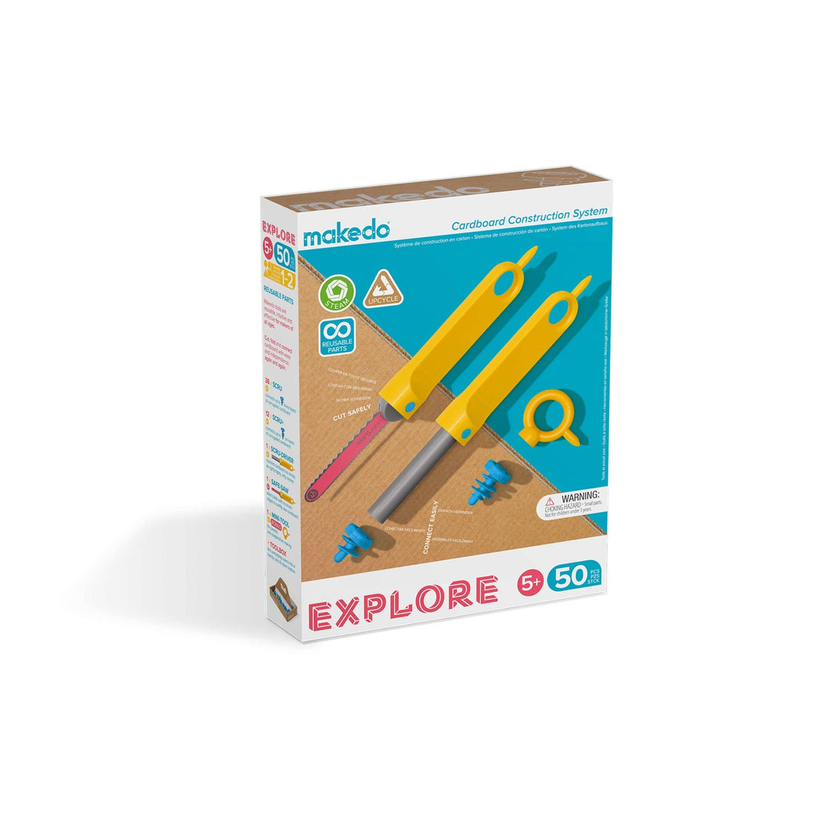 Makedo Cardboard Construction Set Explore