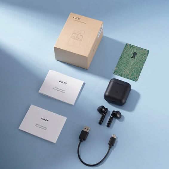 Aukey EP-T29 5.0 TWS Wireless Bluetooth Earphone Black