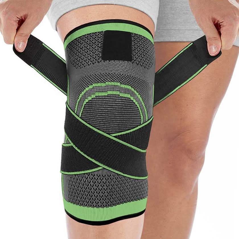 DCF Compression Knee Sleeve with Adjustable Straps