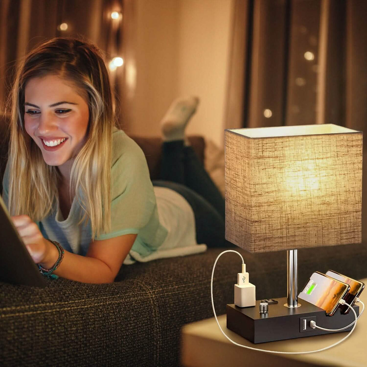 Fully Dimmable Table Lamp