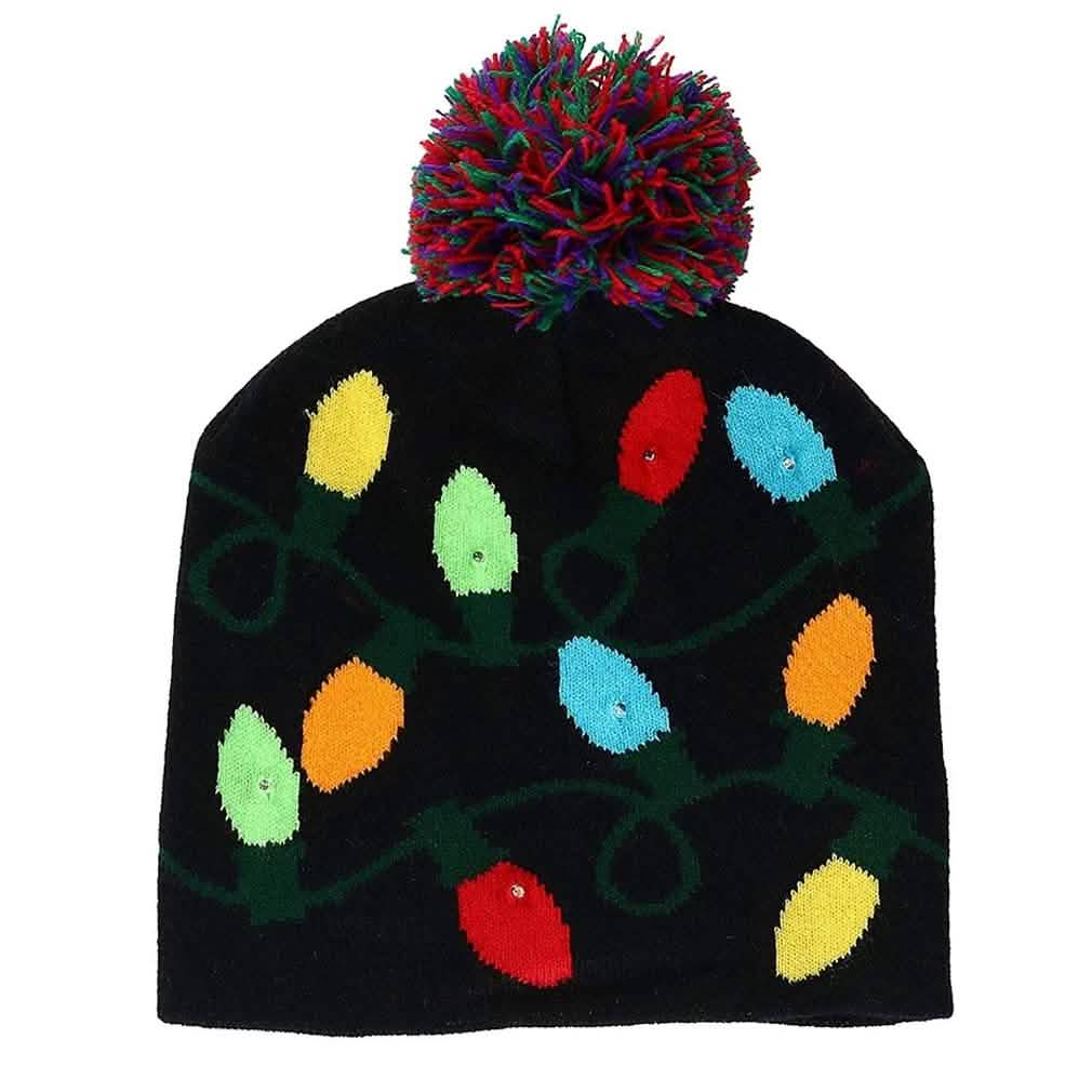 Holiday Fun LED Beanie for Men and Women