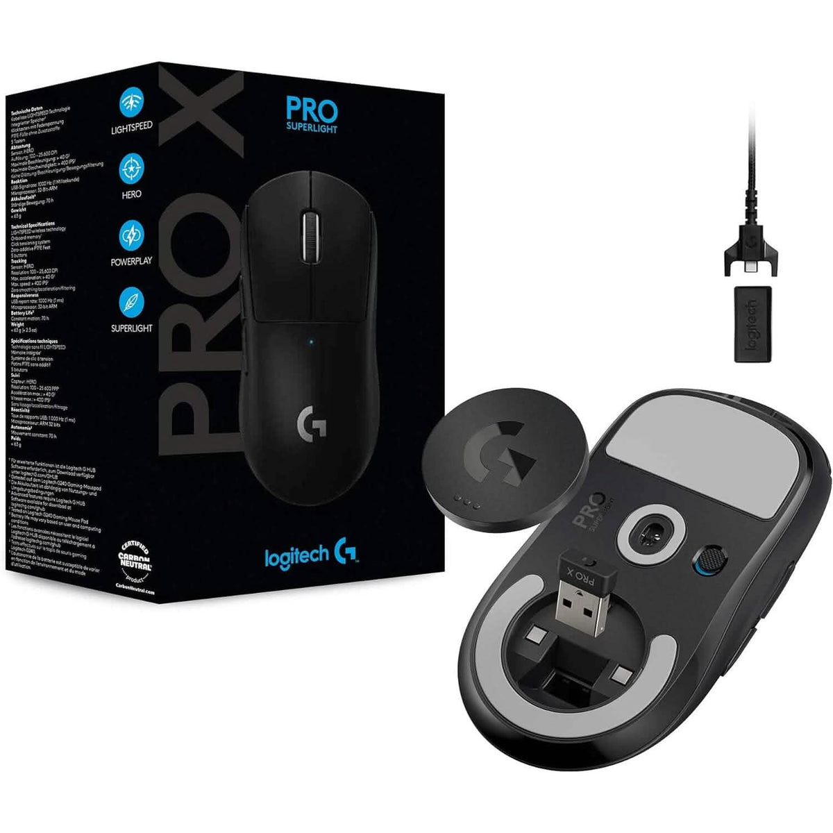 Logitech G PRO X Superlight Wireless Gaming Mouse (Refurbished)