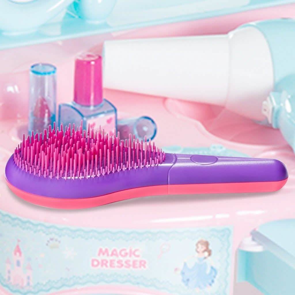 Michel Mercier Kids Detangling Brush Purple - For Fine Hair