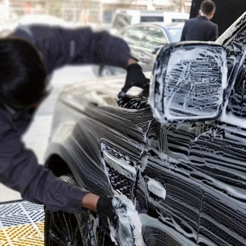 Soft Wool Car Cleaning Mitt