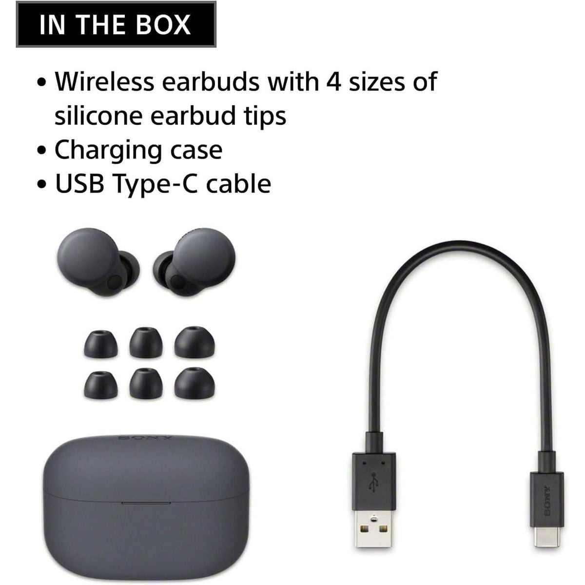 Sony LinkBuds S Truly Wireless Noise Canceling Earbud Headphones with Alexa Built-in (Refurbished)
