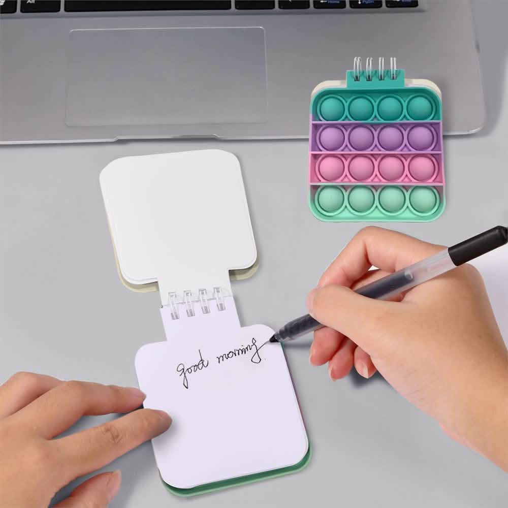 Square Push Pop Anti-Stress Notebook