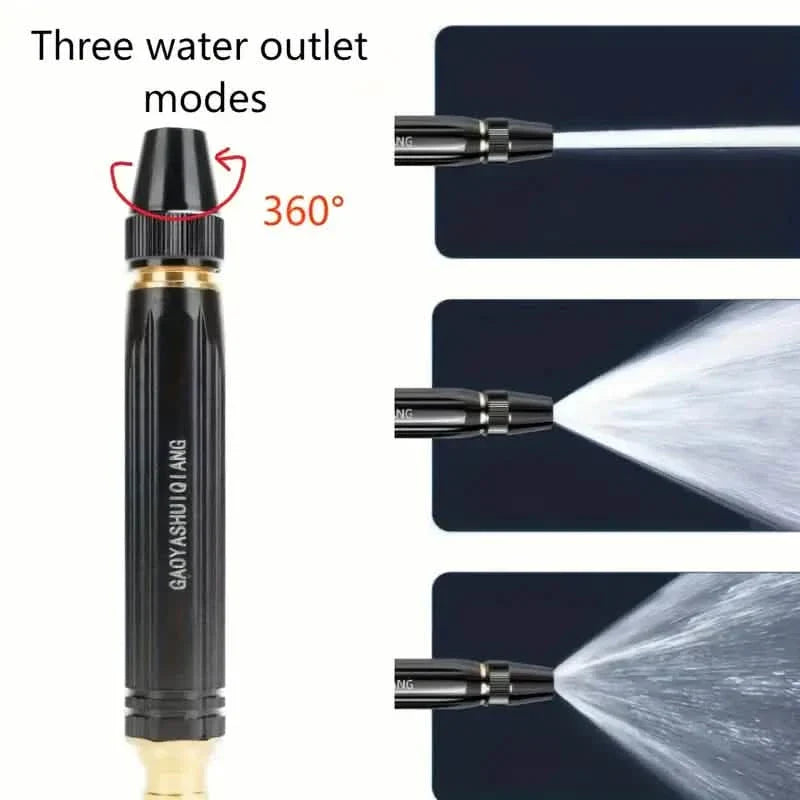 Portable High-Pressure Car Wash Gun – Multi-Function Garden Hose Nozzle