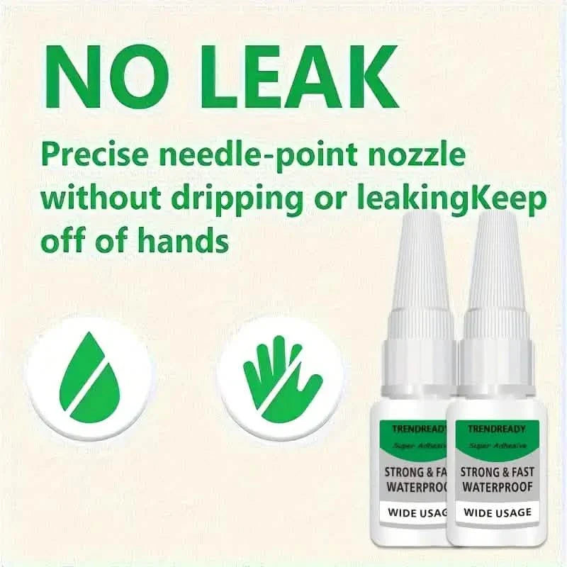 2-Pack: Super Glue – Fast-Drying, Waterproof, Multi-Surface