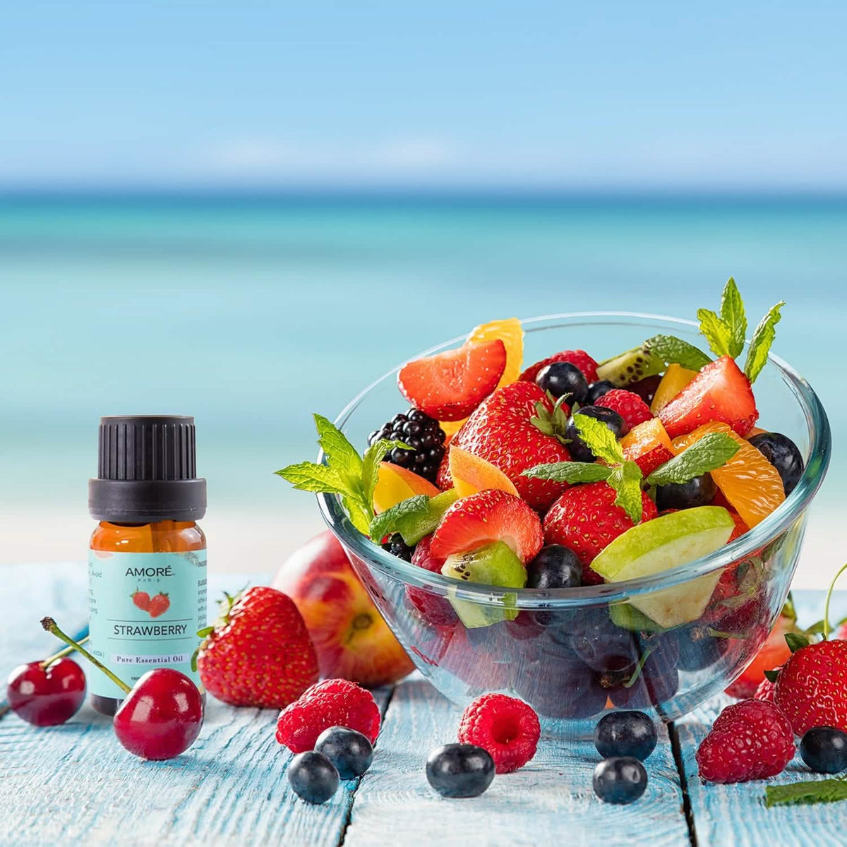 10-Pack: Fruity Fragrance Premium Aromatherapy Diffuser Oils Set For Candle & Soap Making
