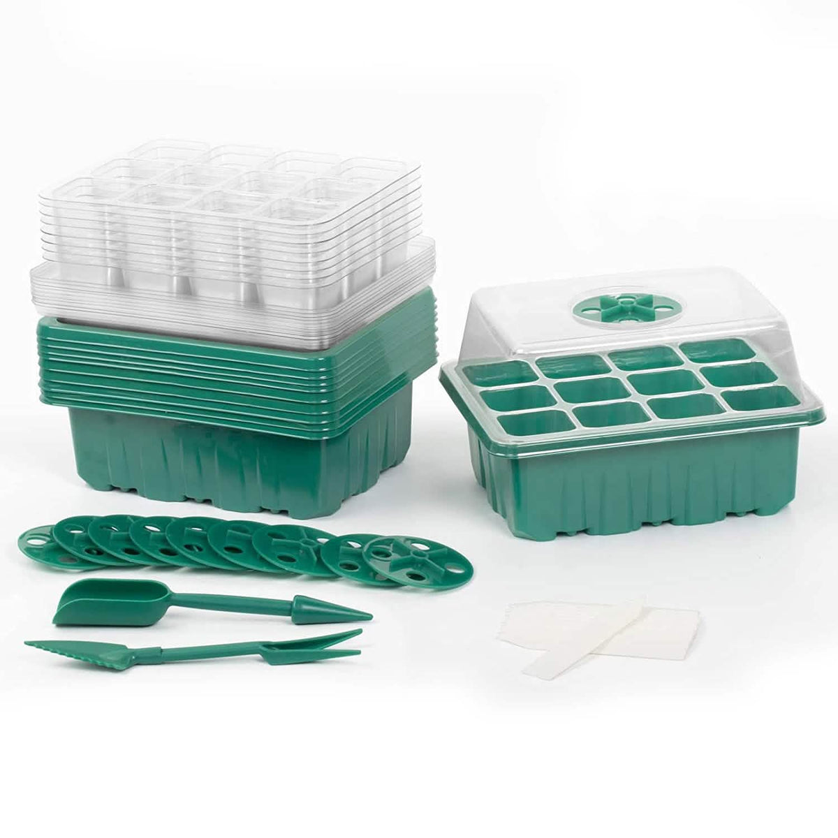 10-Piece: Reusable Seed Starter Tray Kit