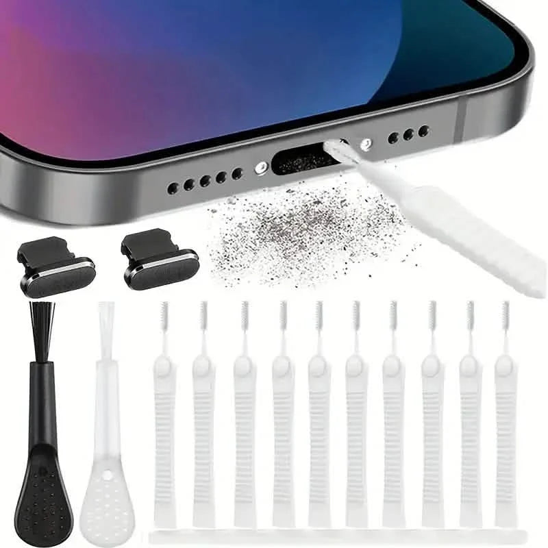 10-Pieces: Multifunctional Mini Cleaning Brush Dust Removal