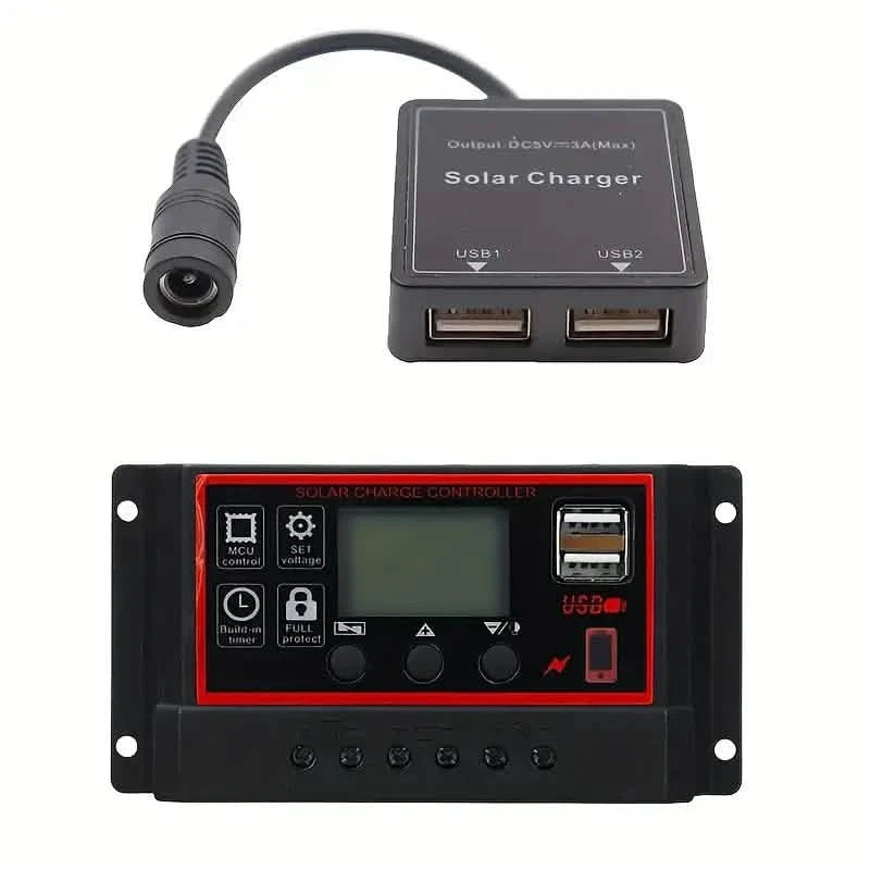 10W Solar Panel 18V Solar Cell 60A&100A Controller Solar Panels