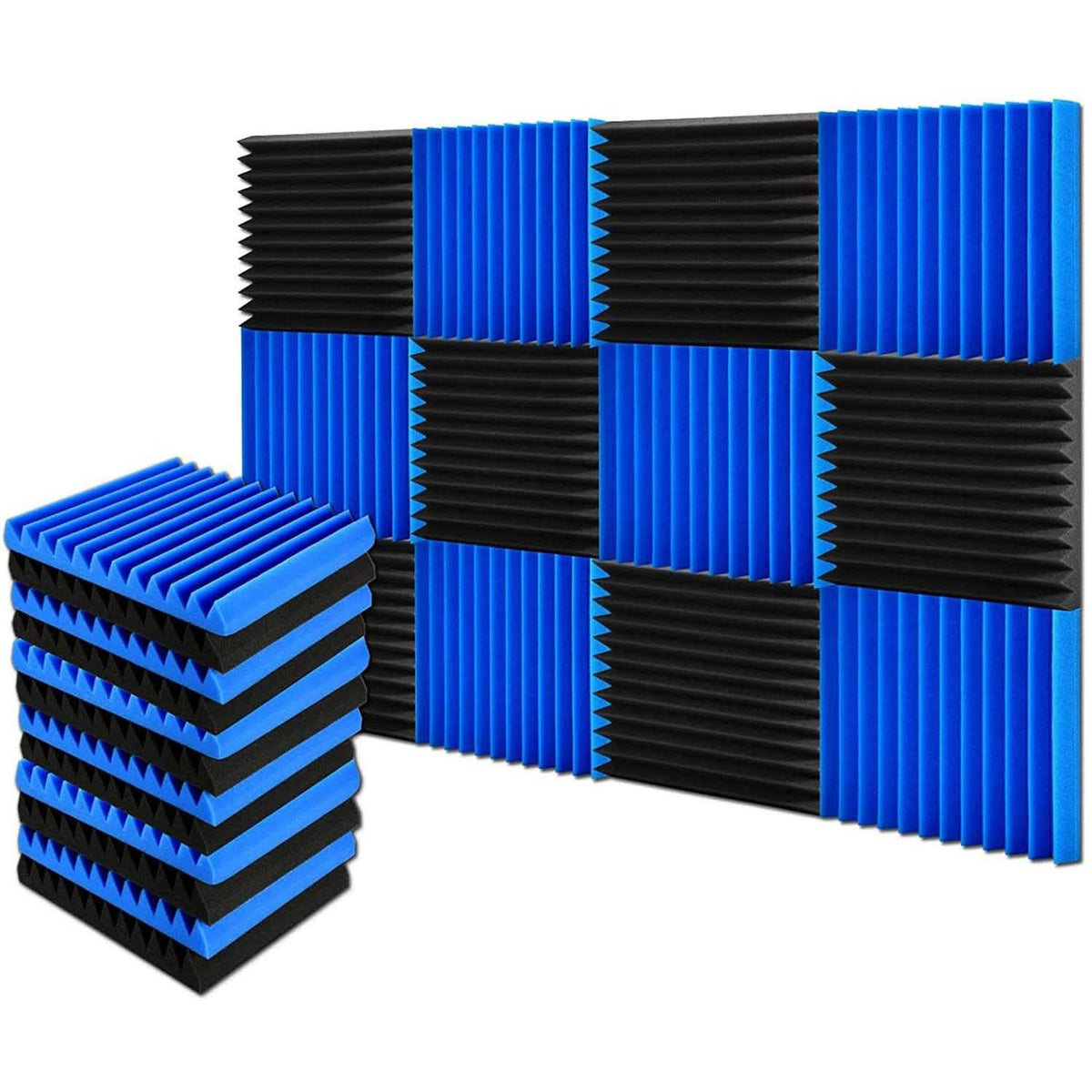 12-Pack: Sound Proof Padding Acoustic Foam Panels