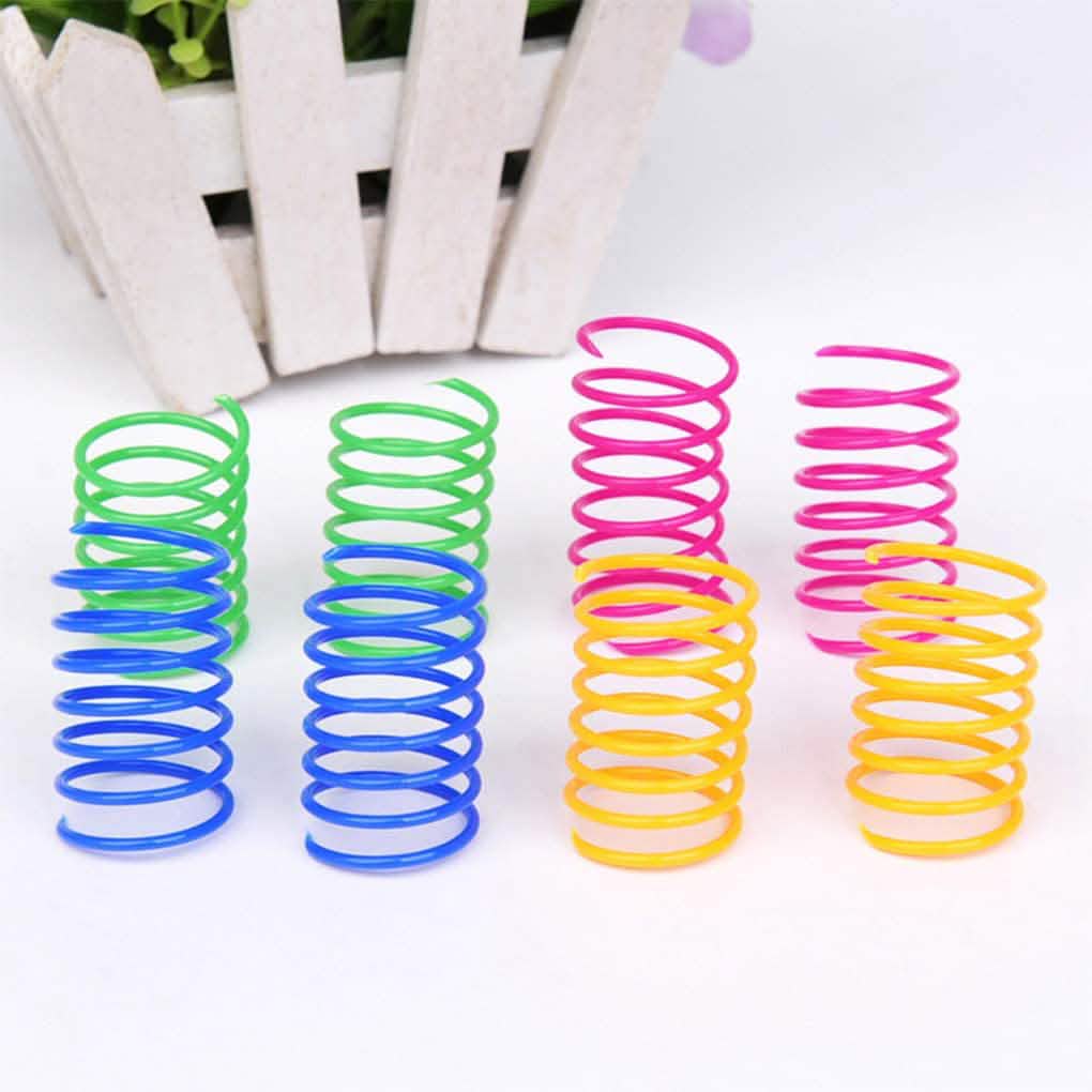 12-Piece: Cat Coil Spring Toy