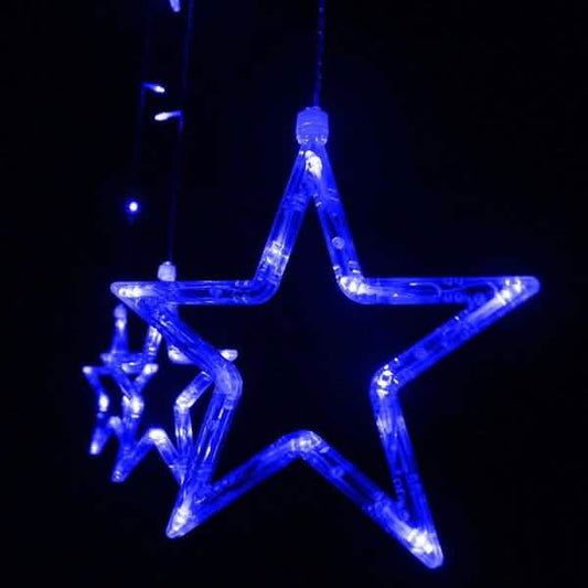 12 Stars 138 LED Curtain String Lights