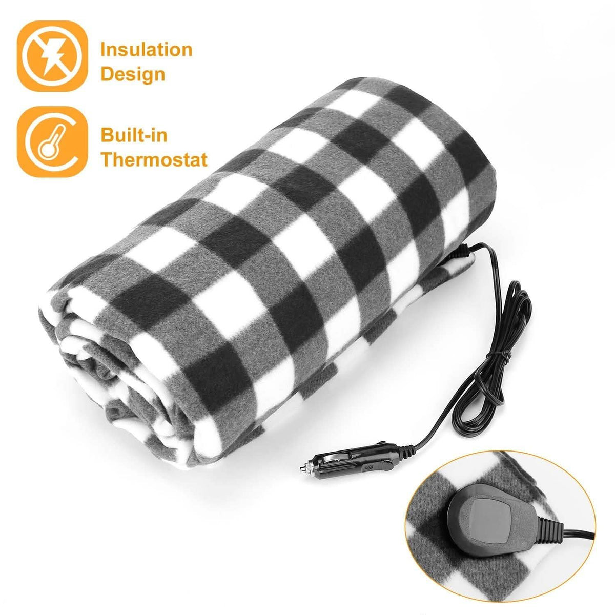 12V Electric Car Heated Blanket