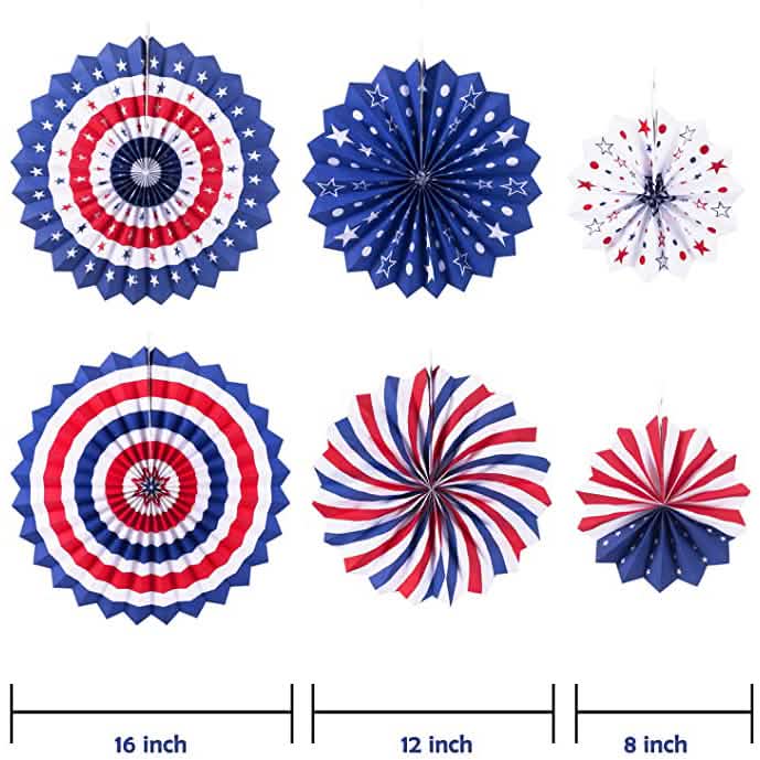 14-Piece: Patriotic Party Decorations Set