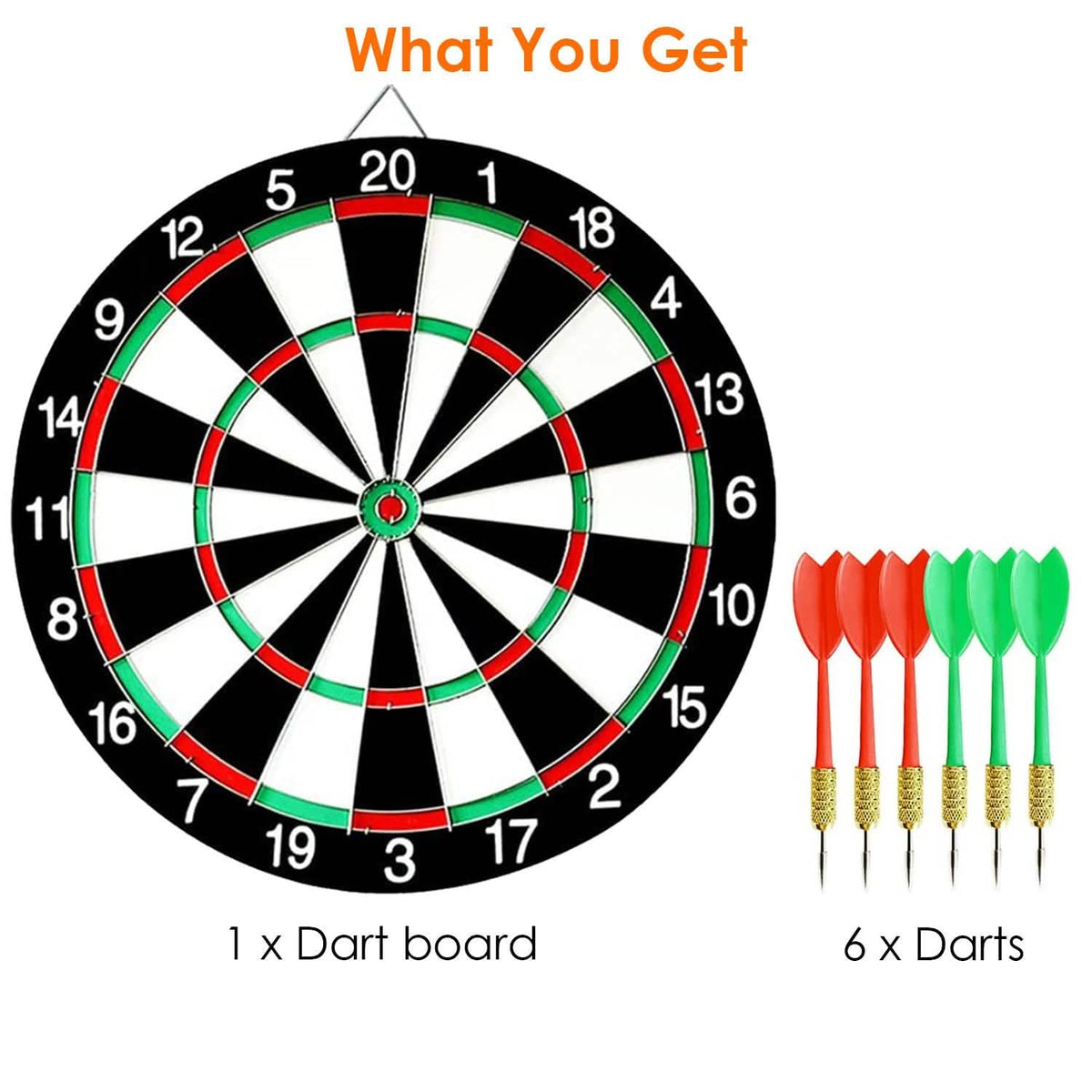 16-Inch Dart Board Game Set