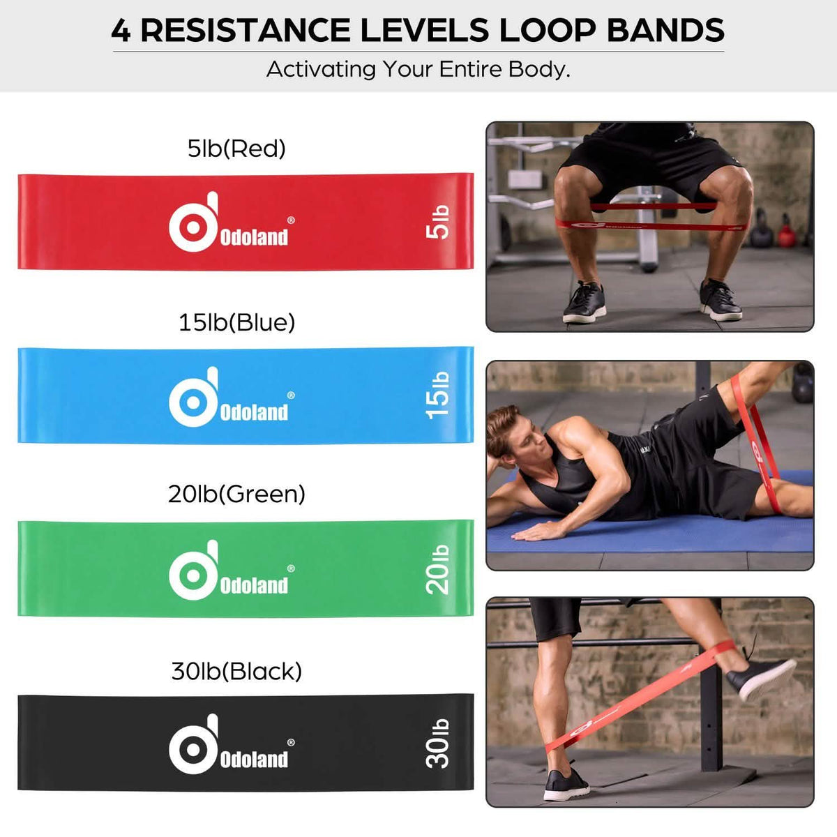 16-Pieces: Resistance Bands Set for Burning Fat & Muscle Strength