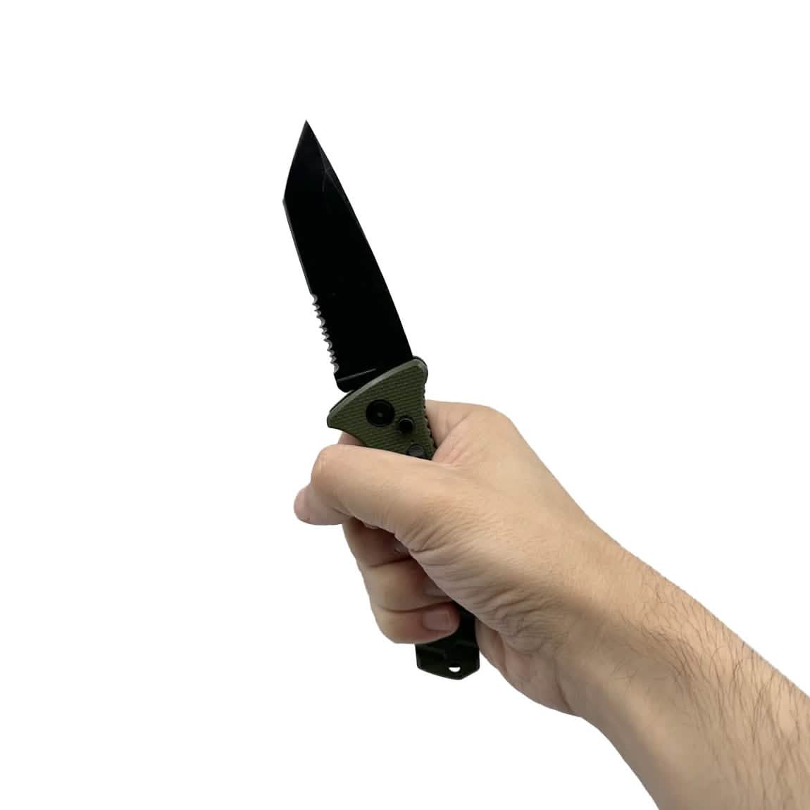 2-Pack: 4.75" Spring Assisted Automatic Knife with Tanto Blade