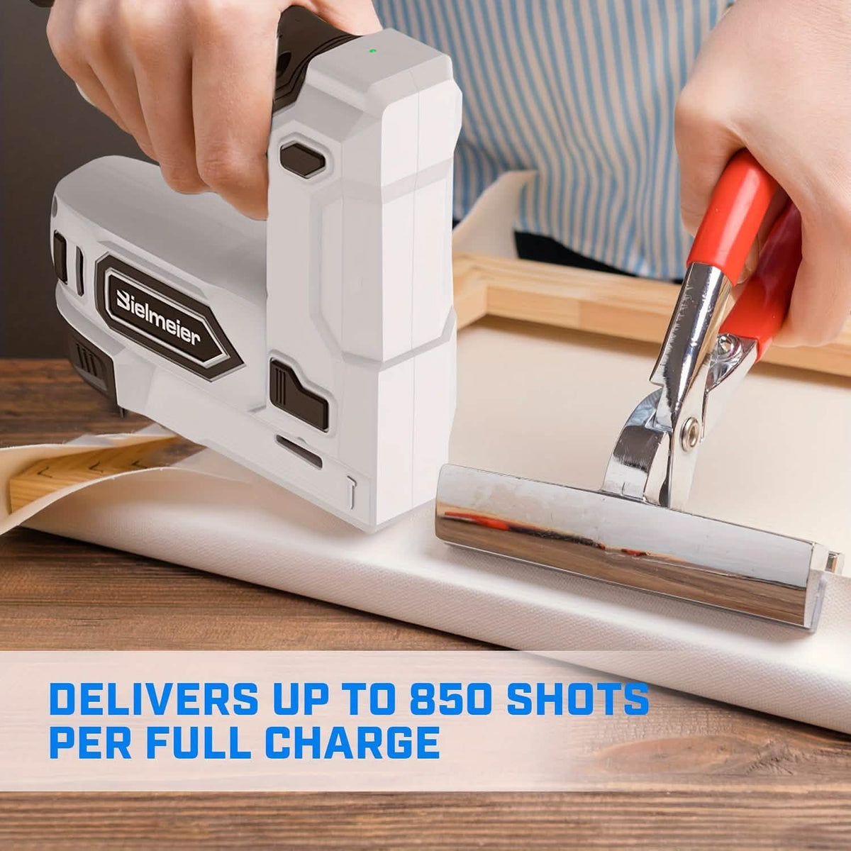 Bielmeier 20V Cordless 2-in-1 Stapler & Brad Nailer
