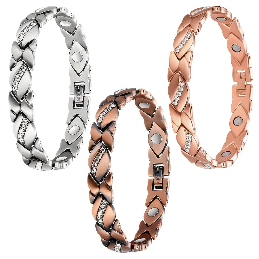 Magnetic Energy Therapy Pain Relief Copper Bracelet For Men And Women