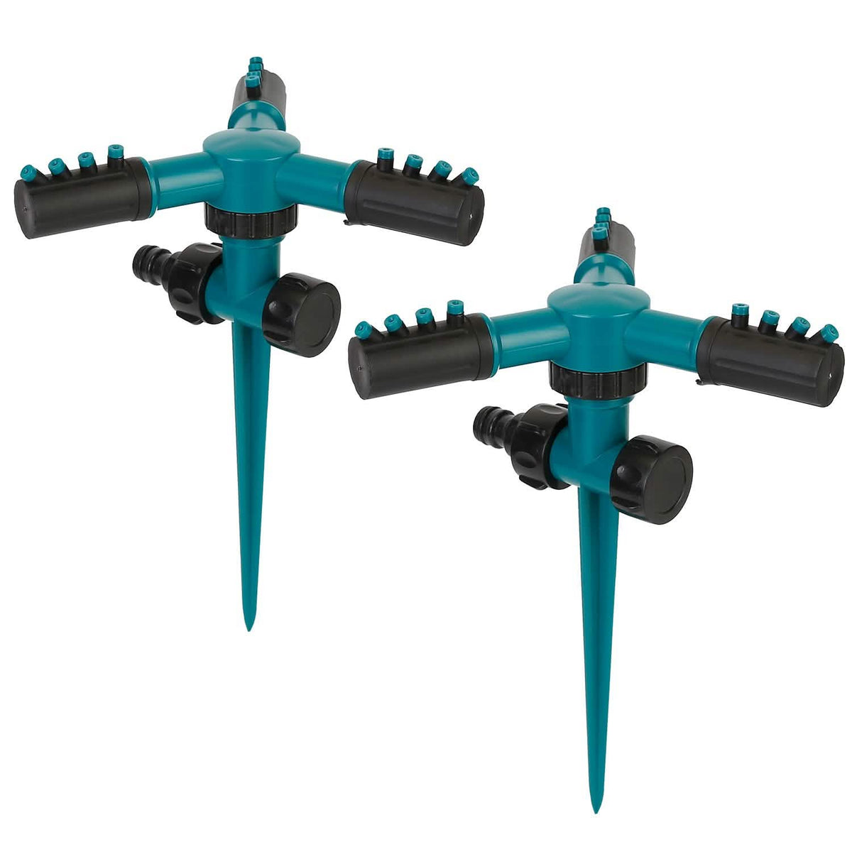 2-Pack: 360 Degree Rotatable Lawn Garden Sprinkler
