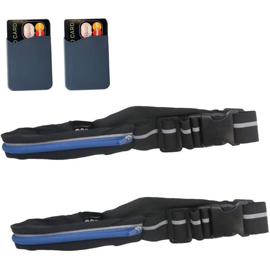 2-Pack: As Seen on TV Blue LED Light Up Running Go Belt