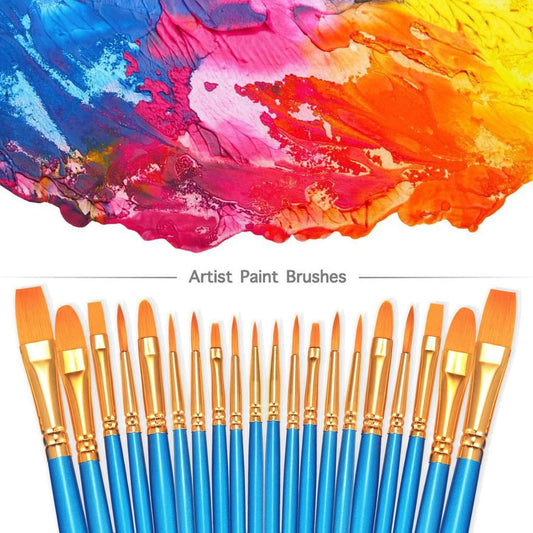 2-Pack: BOSOBO 10 Sizes Paint Brushes Set