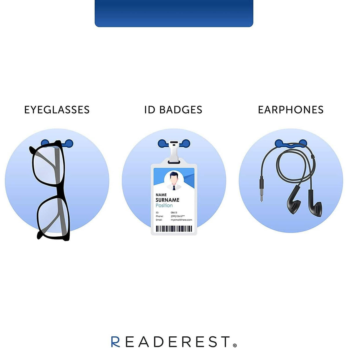 2-Pack: Magnetic Eyeglass Holders