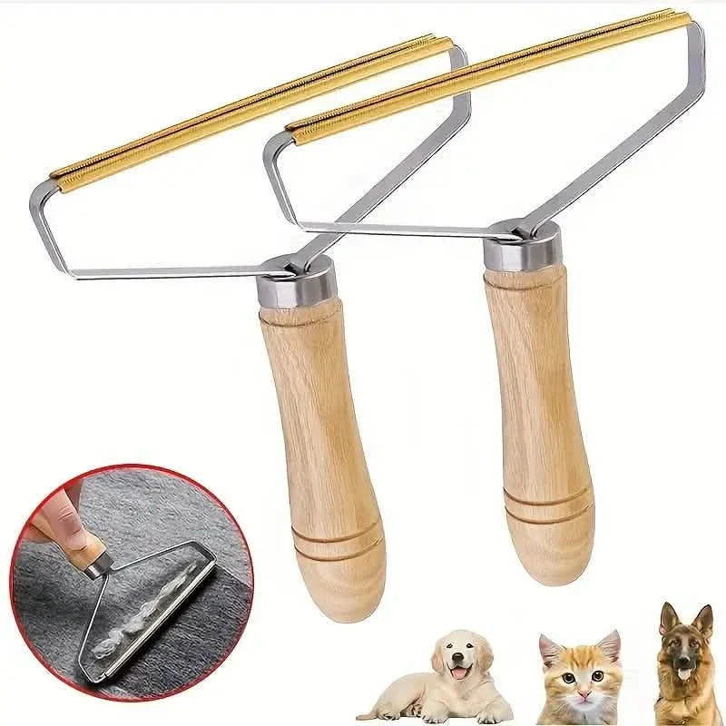 2-Pack: Pet Hair Remover Brush Manual Lint Roller