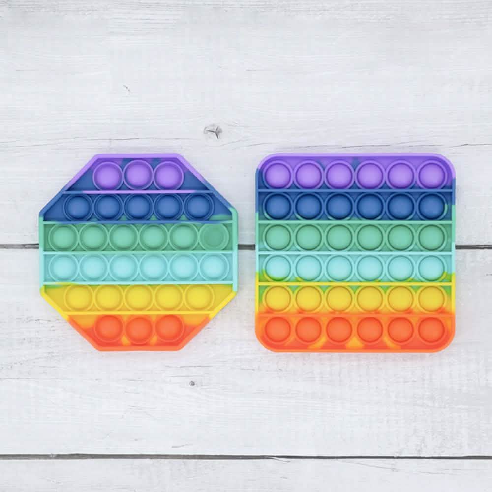 2-Pack: Push Pop Fidget Anti-Stress Pads