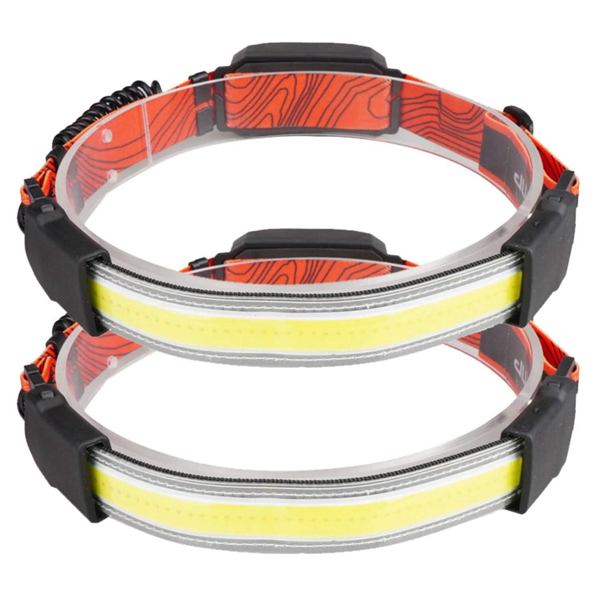 2-Pack: Rechargeable Headlamp 3 Light Modes Hand-Free