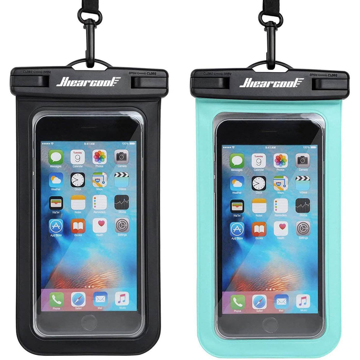 2-Pack: Universal Mobile Phone Waterproof Case