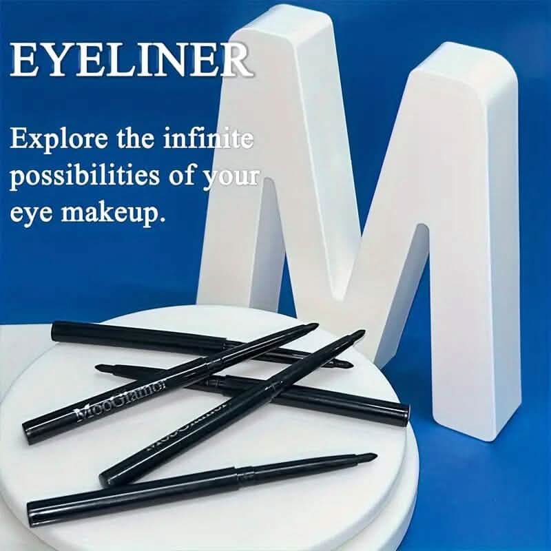 2-Pack: Waterproof Long-Lasting Eyeliner Pencil for Beginners