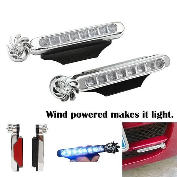 2-Pack: Wind Energy No Need External Power Supply Car