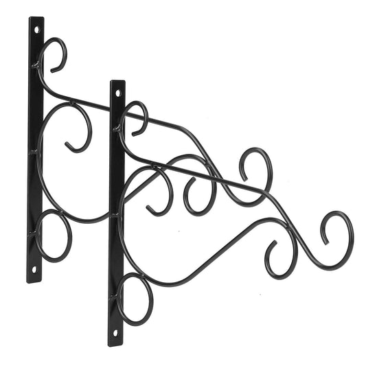 2-Piece: Iron Plant Hanging Bracket Plant Hanger Wall Hooks