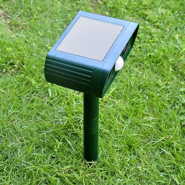 2-Piece: Outdoor Solar Ultrasonic Pest Repeller