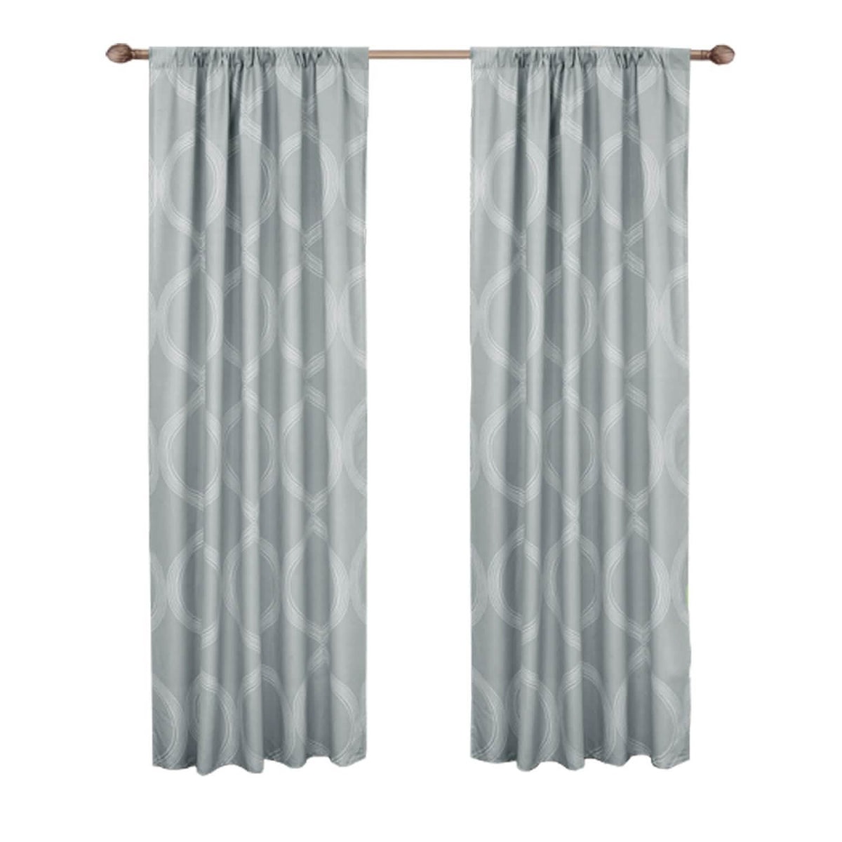 2-Piece Set: Sloane Street Ogee Window Panel Pair