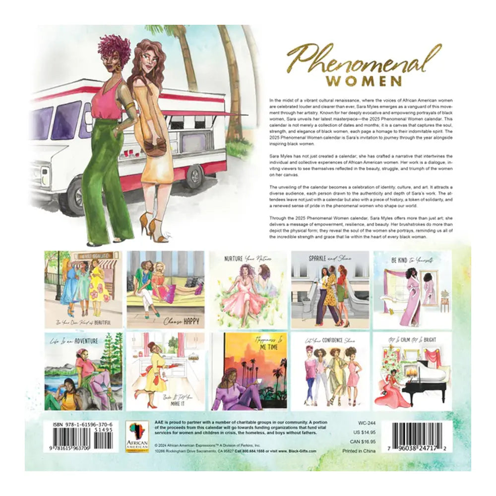 2025 Phenomenal Women Wall Calendar