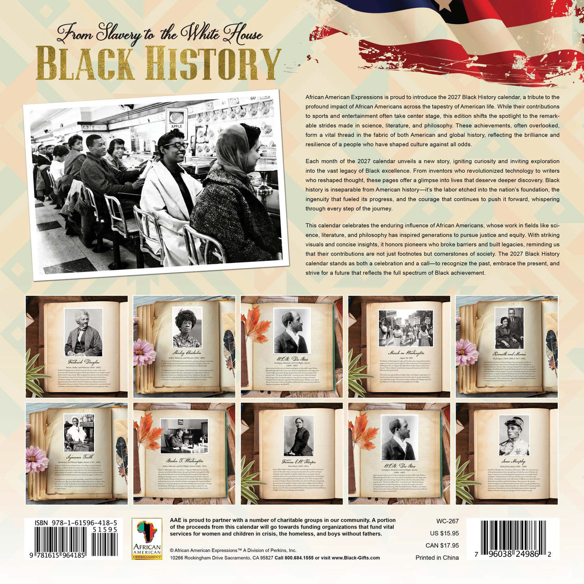 2027 Black History Wall Calendar | FashionMojos.com