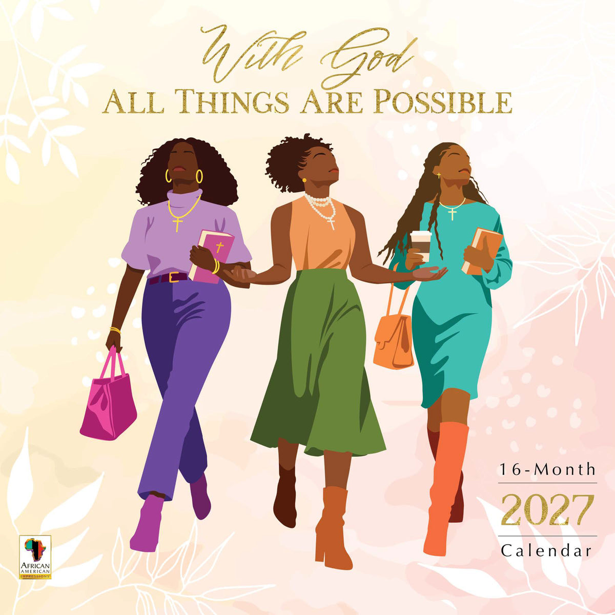 2027 With God all Things are Possible Wall Calendar - FashionMojos.com
