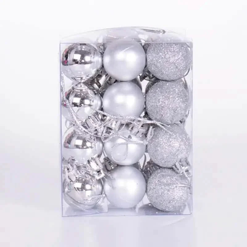 24-Pieces: Sparkling Christmas Balls