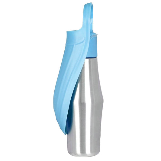 25oz Portable Dog Stainless Steel Water Dispenser Leak Proof Design