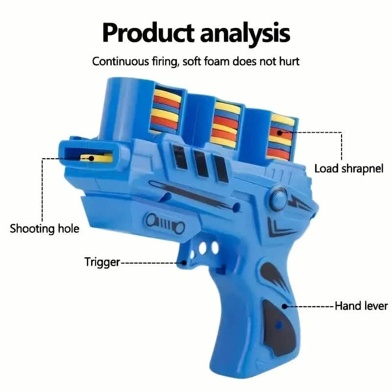 Soft Bullet Flying Saucer Toy Gun Set