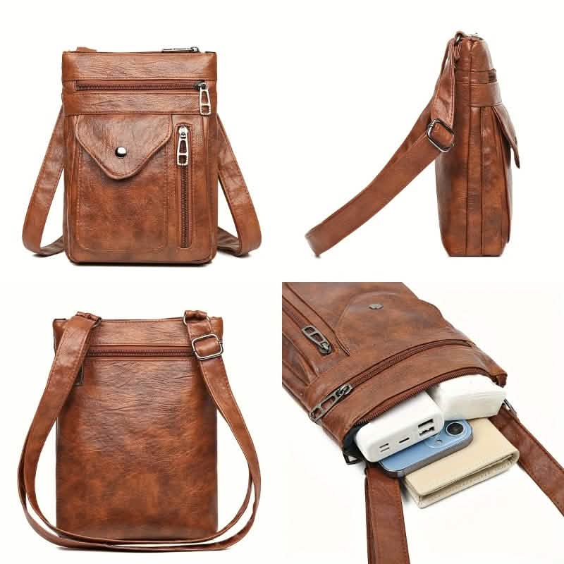 Women’s Vintage Leather Crossbody Bag