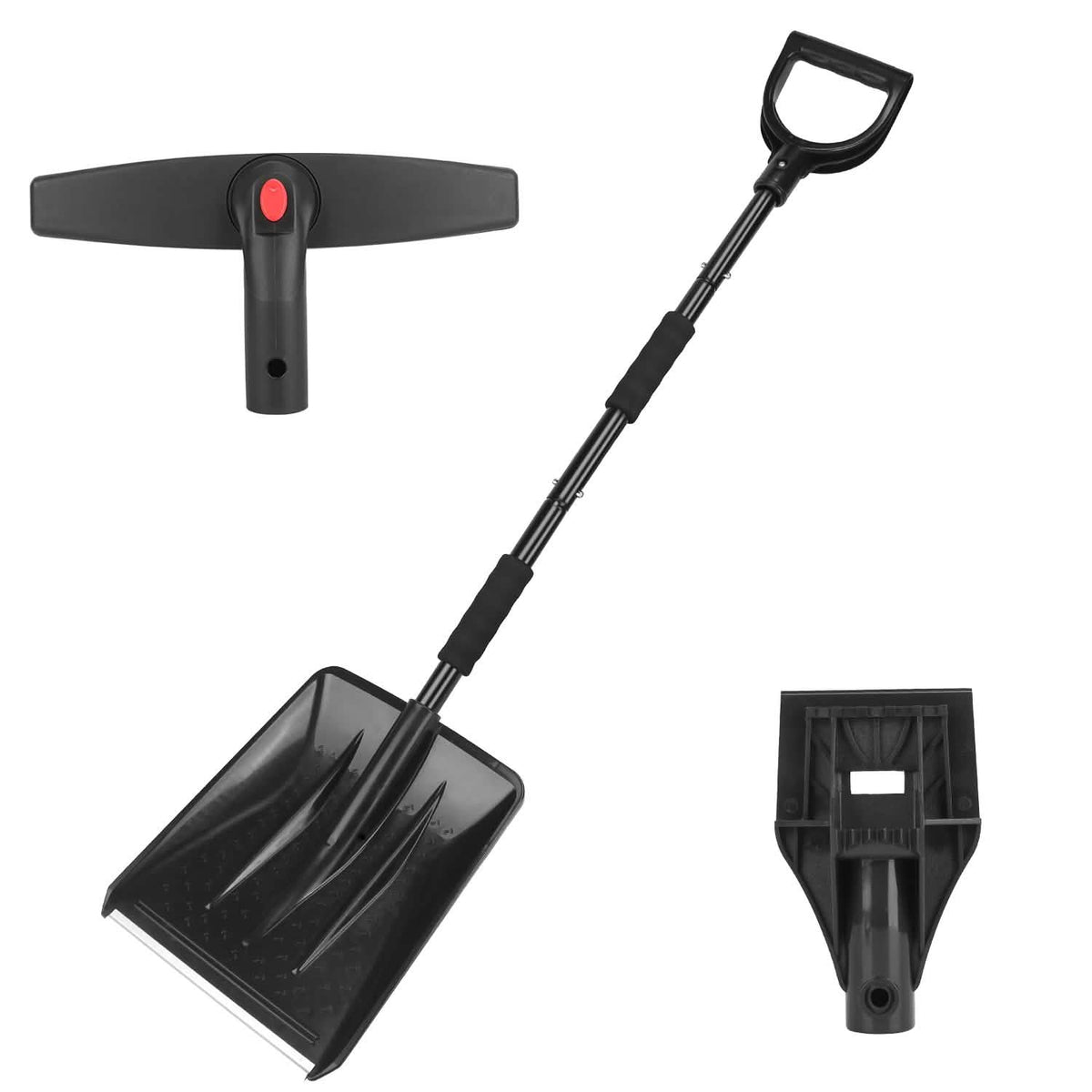 3-in-1 Snow Shovel Kit Brush Ice Scraper