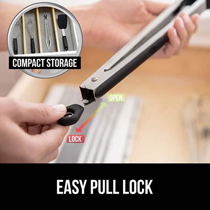 3-Pack: 14-Inch Stainless Steels Tongs